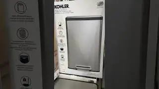Kohler Stainless Steel Step Trash Can | Costco Deals | #costcodeals #kohler
