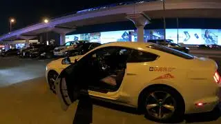 Ford Mustang GT Pov Test Drive in Dubai At Night