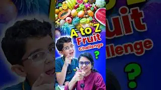 A to Z Fruit 🍎🍉🍇Challenge with Mumma ✌️💯 #challenge #fruitsname #trending #neonschool #knowledge