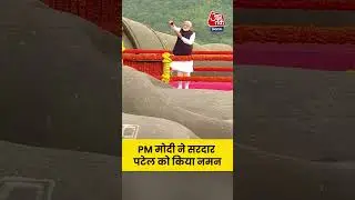 Kevadiya में PM Modi ने Sardar Patel को श्रद्धांजलि दी #news #sardarpateljayanti #shorts