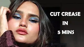 Glitter Cut Crease Eyes in 5 Minutes | Unruffled Mist