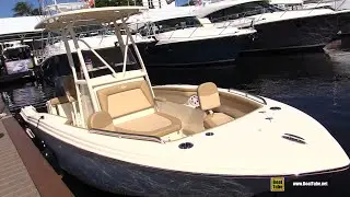 2021 Scout 215 XLF Motor Boat Walkaround Tour - 2020 Fort Lauderdale Boat Show