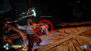 God of War NJORDS TEMPEST FULLY UPGRADED ATTACK LOL - OP