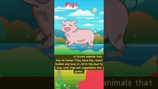 Fun Learning Time! 🐷🎵🌾 | Pig | Quiz Game for Kids #educationalvideo #animalquiz #pigforkids #quiz
