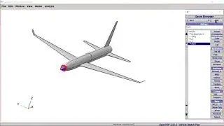 Airbus A320 model | Beginners | OpenVSP | 3D model