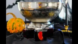Halloween Cocktail Recipe: SPOOKY Hallowine Zombie Sangria by Everyday Gourmet with Blakely
