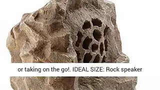 Alpine Corporation Bluetooth Enabled Rock Solar Speaker