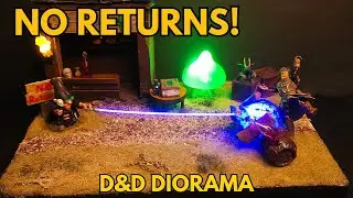 BATTLE At The Warlock's Potion Shop [D&D Diorama Build]