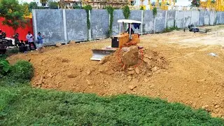 Continue Update The Project With Fast Job Dozer Land Filling Up To Protect The Rain Prevent Flood