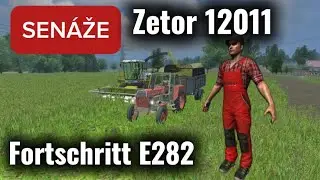 Farming simulator 2013 / SEN&Aacute;ŽE s Fortschritt E282, Zetor 16245 a Zetor 12011