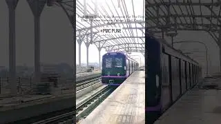 Pune Metro Trials Train Movement for the First Time Between Garware college-Civil court station.