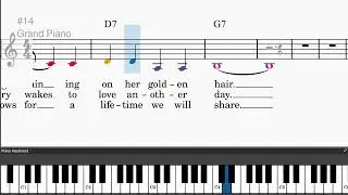 Mary In The Morning by Johnny Cymbal - Easy piano tutorials with leadsheet and chords