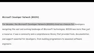 What is Microsoft Developer Network MSDN? MSDN explained