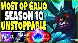 MOST OP GALIO SEASON 10 BUILD! INSANE DMG! TOTALLY UNSTOPPABLE! LoL TOP Galio vs Aatrox s10 Gameplay