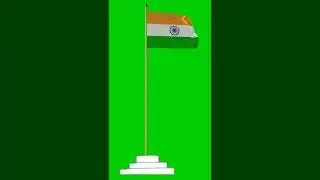 Indian Flag green screen no copyright video.🇮🇳❣️#nocopyright #greenscreen #viralvideo #3danimation