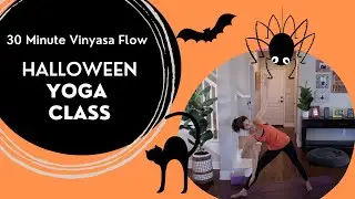 Halloween Yoga Class 🎃 30 Minute Vinyasa Flow #yoga