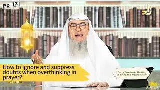 How to ignore and suppress doubts when overthinking in prayer?