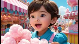 Cotton Candy, Sweet and Light Delight | Whimsical Treat Song for Toddlers | Fluffy Rhyme for Kids