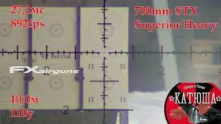 FX Impact M3 .22 800mm barrel and 40gr slugs to 110 yards. Tests. Part 2
