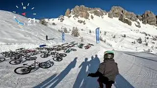 🥈Mass Start Snow Bike Race R&eacute;allon🥈Full Run POV