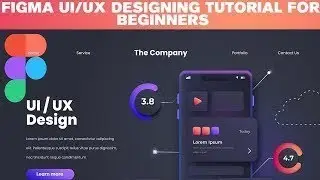 Figma UI UX Designing for Beginners Website Tutorial 🎨💻