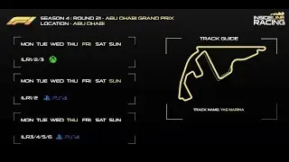 Inside Line Racing | Season 4 | Round 21 | Abu Dhabi Grand Prix | ILR4 (PS4 Tier)