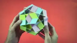George Hart - Slider with Pentagons - (Turn up audio volume.)