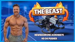 First flight of the AcroBee75 HD O4 Pusher! This thing is TOO good, and it really shouldn't be!