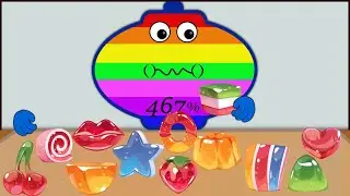 INSTAGRAM JELLY MUKBANG | Battery Charging Animation | Asmr Eating Sounds