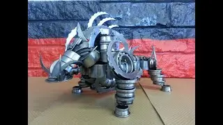 Scrap metal art / Скульптуры из металлолома
