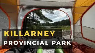 Weekend Camping With a Bear (!!!) in Killarney Provincial Park