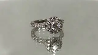 Neil Lane 1.25 carat total weight Diamond Engagement Ring in 14K White Gold
