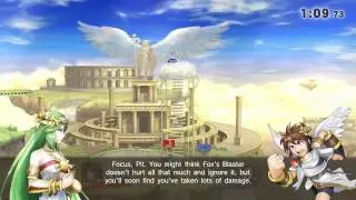 Super Smash Bros. Wii U | Palutena's Temple/Pit Easter Egg - Fox