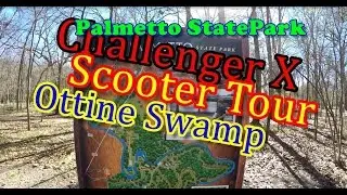 Challenger X Scooter Tour! Palmetto State Park Ottine Swamp Trail Looking For Bigfoot