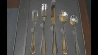 Bruntmor, ALBA Silverware Royal 45 Piece Flatware Cutlery Set Assessment