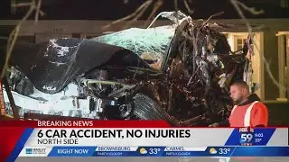 College Ave. car crash