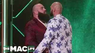 Tyson Fury and Braun Strowman face off after WWE match announced