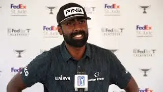 Sahith Theegala Thursday Flash Interview 2022 Fedex St Jude Championship &copy; PGA Tour