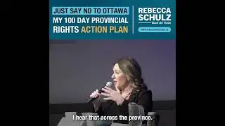 Just Say No To Ottawa My 100 Day Provincial Rights Action Plan