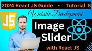 How to add a image slider from React JS 2024_ Tutorial 8, Easy, Step by step guide, website develop