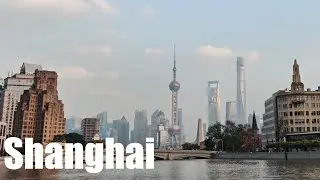 4K video walking in Shanghai China