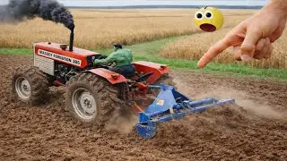 Powerful DIY Mini Tractor Ploughing for Wheat Farming 🌾 | Science Experiment@NaeemCreator1 