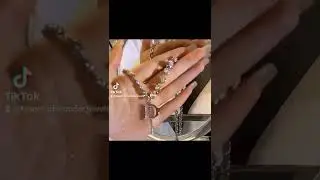 Zircon D Letter Pendant Long Necklace