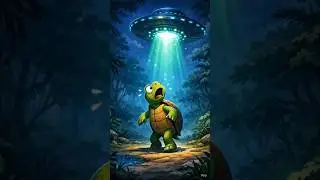 Tortoise Kidnapped by Aliens 😱🐢 | Funny Animated #shorts @LilTorto