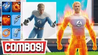 *NEW* BEST JOHNNY STORM SKIN COMBOS! | Fortnite