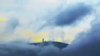 Aufziehende Bise am Seebuck, 1449 m - Blick von B&auml;rental | Time lapse