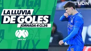 ¡LLUVIA DE GOLES! ⚽️ ☔ Los goles de la Jornada 4 del Clausura 2026 | TUDN