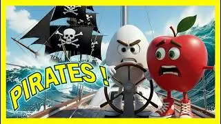 The Sunken Pirate Ship Mystery! | Apple & Egg Pirate 2 🏴&zwj;☠️