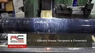 Cilindro Pressa Temprato e Cimentato - Rettifiche di Precisione