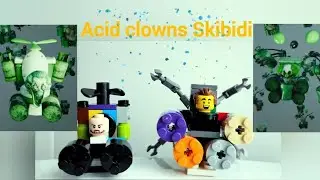 Lego Acid Clowns Skibidi #skibiditoilet #legotutorials #multiverse